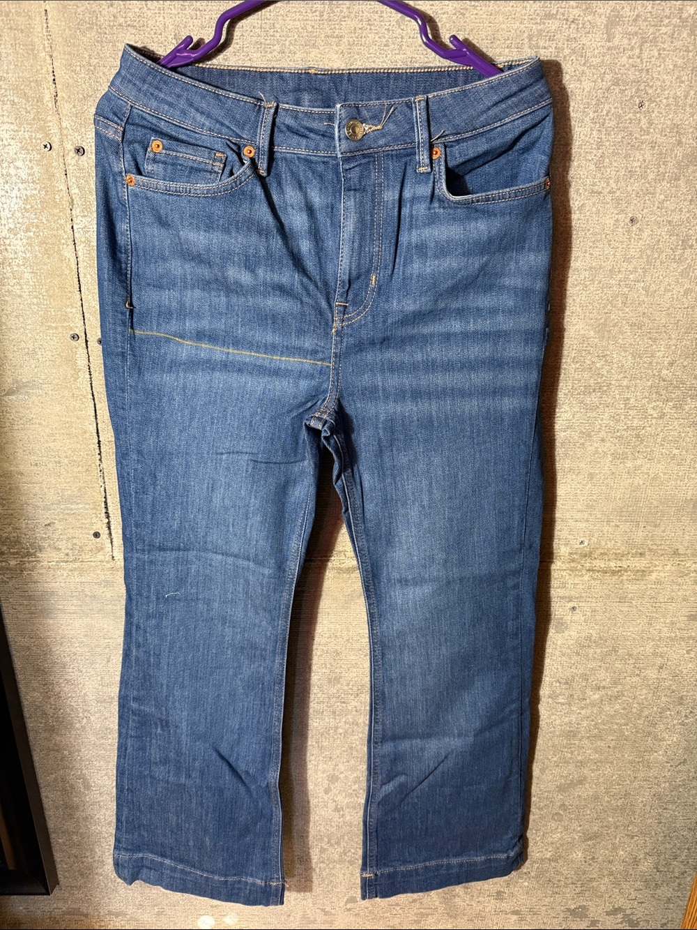 Classic Bootcut Leg Jeans - Blue
